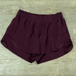 lululemon athletica Maroon Athletic Shorts